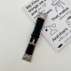 Apple Watch Ultra 49mm Zore KRD-114 Metal Başlıklı Suni Deri Kordon Apple Watch Ultra 49mm Zore KRD-114 Metal Başlıklı Suni Deri Kordon