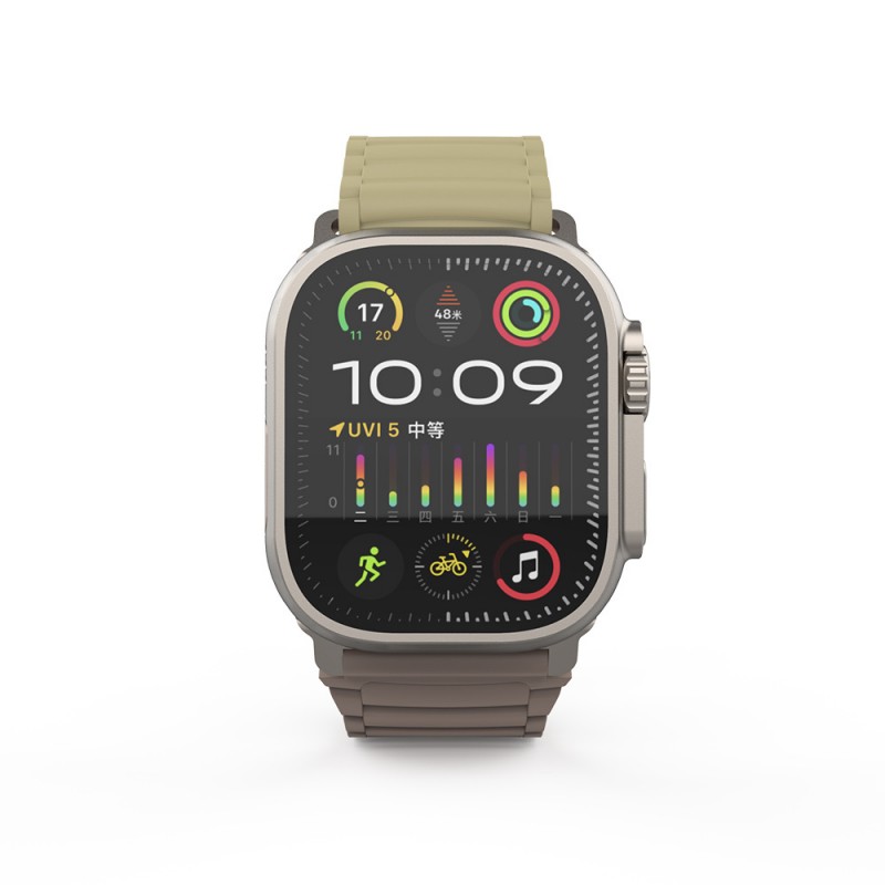 Bal-z Apple Watch Ultra 49mm Zore KRD-122 Silikon Kordon Strap Kayış