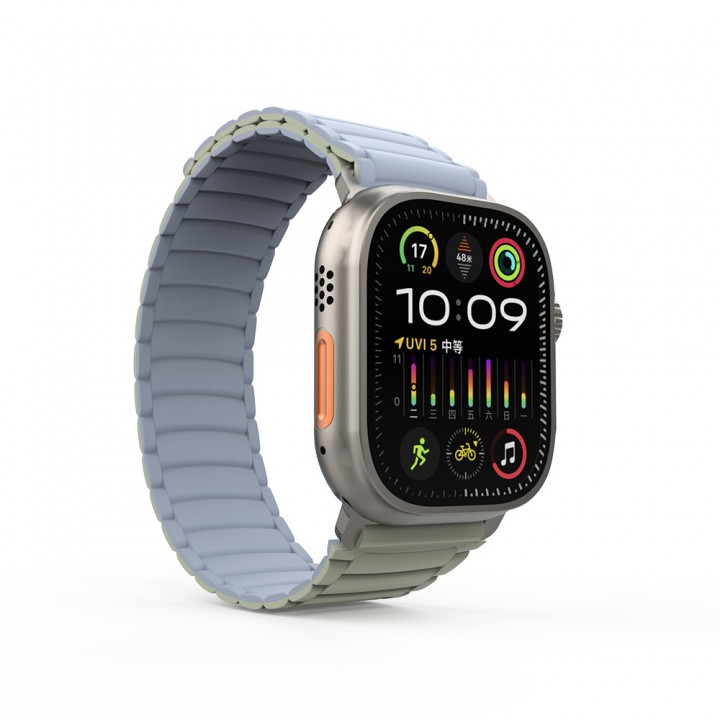 Apple Watch Ultra 49mm Zore KRD-122 Silikon Kordon Strap Kayış