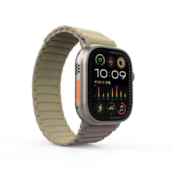 Apple Watch Ultra 49mm Zore KRD-122 Silikon Kordon Strap Kayış