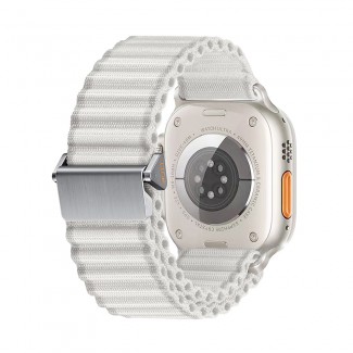 Apple Watch Ultra 49mm Zore KRD-123 Naylon Kumaş Hasır Örgülü Kordon Apple Watch Ultra 49mm Zore KRD-123 Naylon Kumaş Hasır Örgülü Kordon