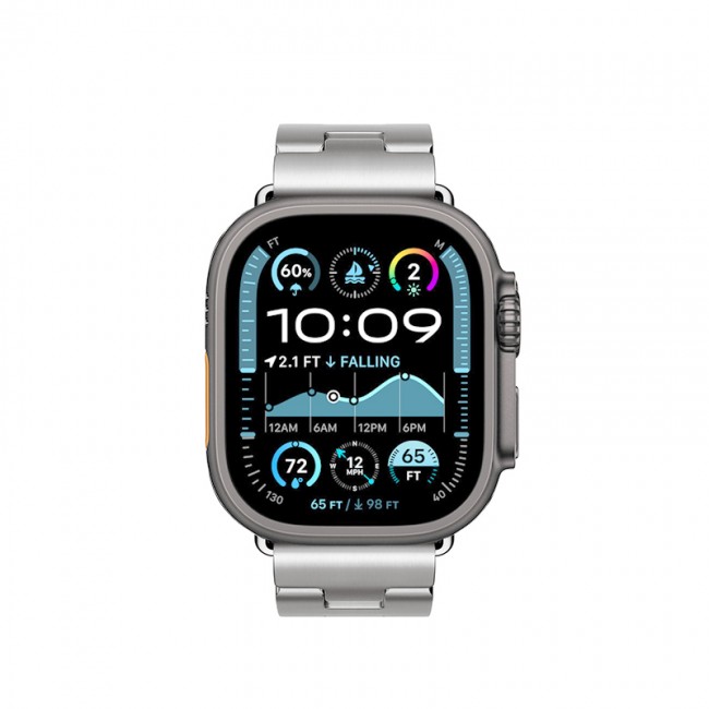 Apple Watch Ultra 49mm Zore KRD-125 Metal Kordon Strap Kayış Apple Watch Ultra 49mm Zore KRD-125 Metal Kordon Strap Kayış