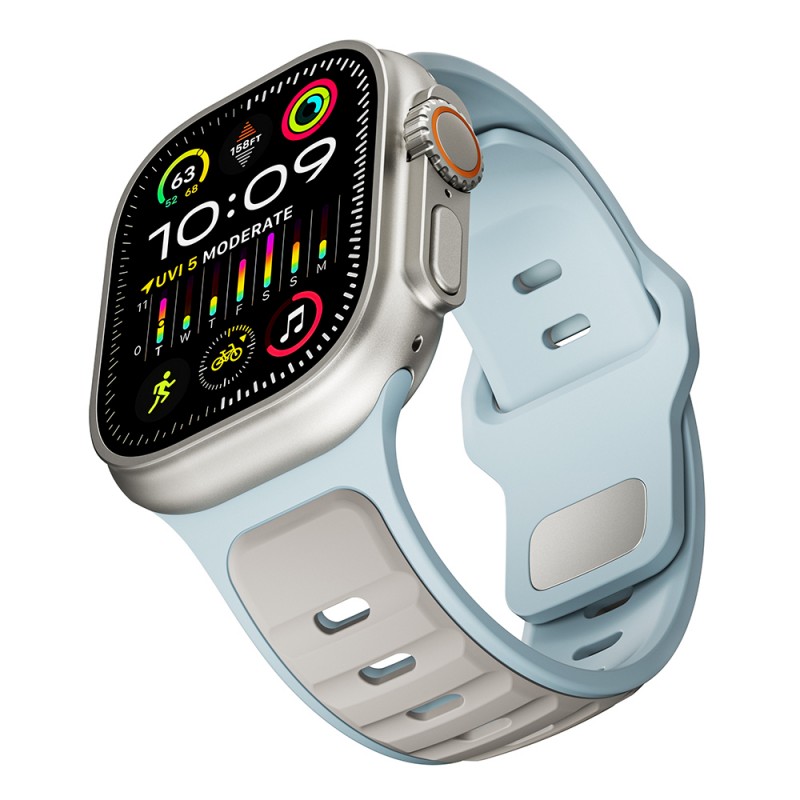 Bal-z Apple Watch Ultra 49mm Zore KRD-135 Silikon Kordon Strap Kayış