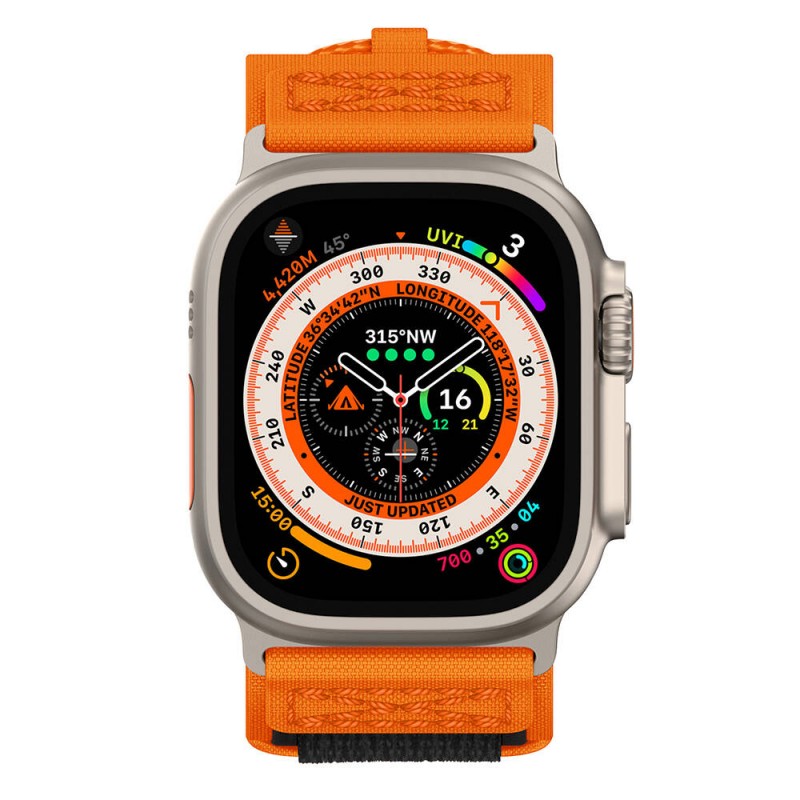 Bal-z Apple Watch Ultra 49mm  KRD-99 Hasır Kordon