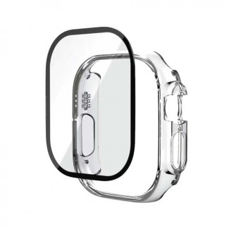 Apple Watch Ultra 49mm Zore Watch Gard + PMMA Şeffaf Kasa ve Ekran Koruyucu Apple Watch Ultra 49mm Zore Watch Gard + PMMA Şeffaf Kasa ve Ekran Koruyucu