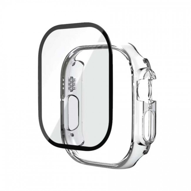 Apple Watch Ultra 49mm Zore Watch Gard + PMMA Şeffaf Kasa ve Ekran Koruyucu Apple Watch Ultra 49mm Zore Watch Gard + PMMA Şeffaf Kasa ve Ekran Koruyucu