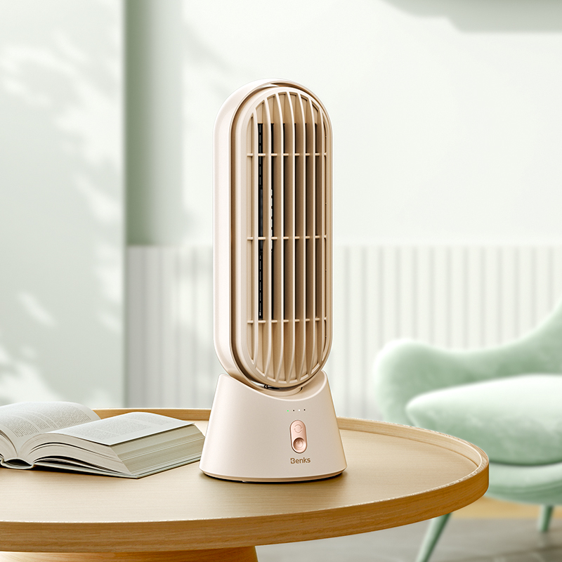 Bal-z Benks Ace Tower F25 Taşınabilir Şarjlı LED Işık Göstergeli Masaüstü Soğutucu Fan