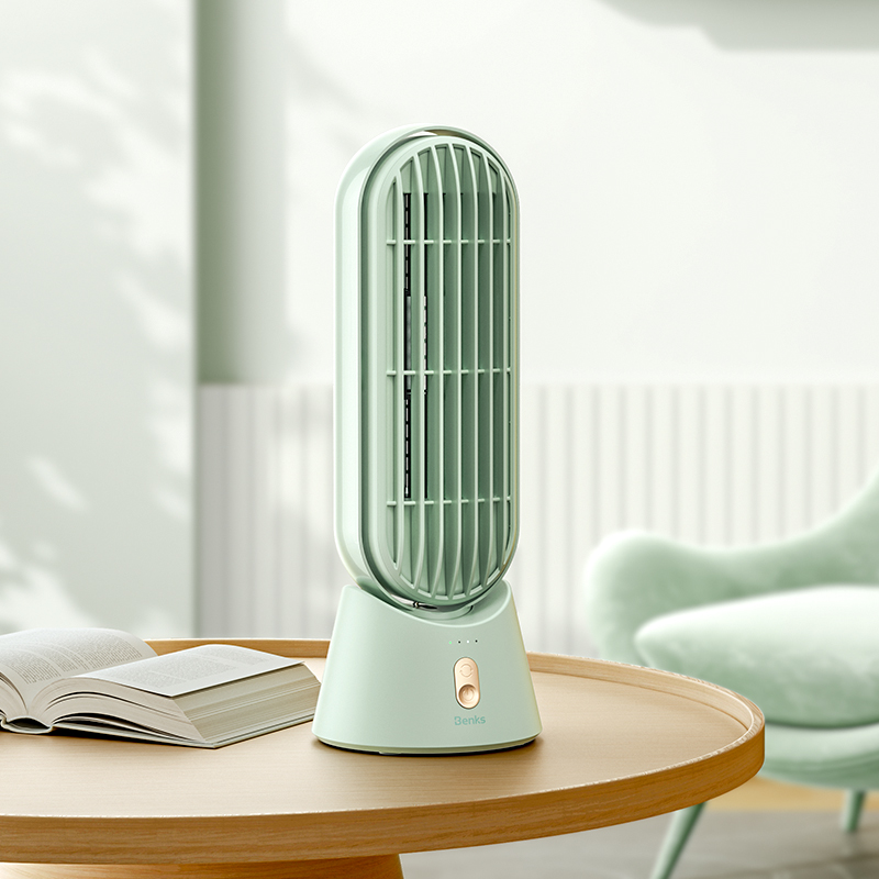 Bal-z Benks Ace Tower F25 Taşınabilir Şarjlı LED Işık Göstergeli Masaüstü Soğutucu Fan