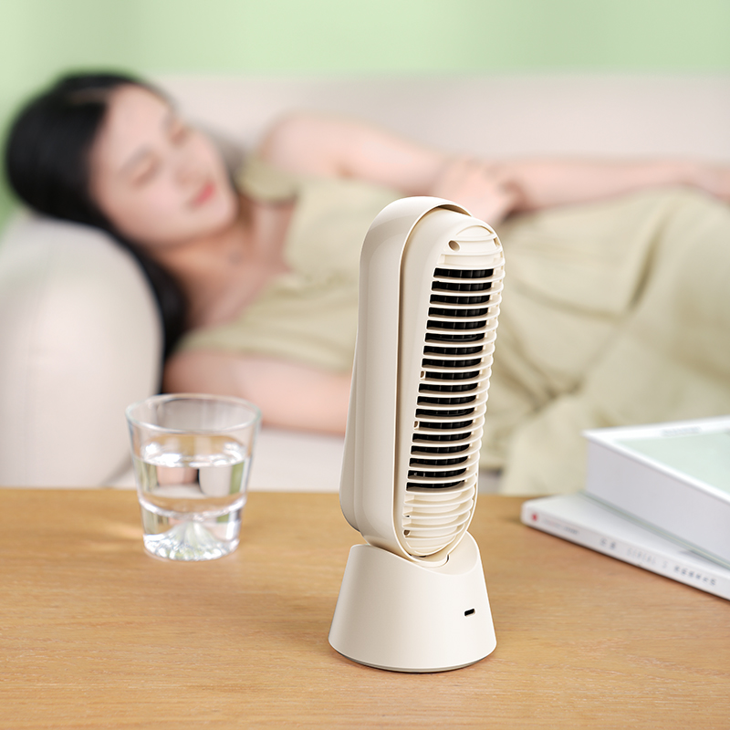 Bal-z Benks Ace Tower F25 Taşınabilir Şarjlı LED Işık Göstergeli Masaüstü Soğutucu Fan