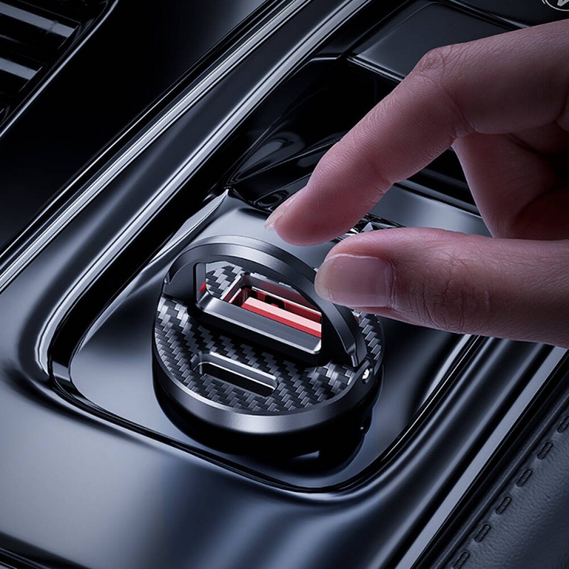 Bal-z Benks C30SE Hızlı Şarj Çift Port PD Araç Şarj Aleti 30W Max