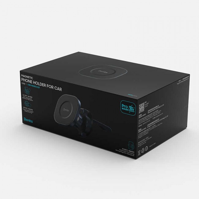 Benks CZ02 Pro Wireless Şarjlı Araç Telefon Tutucu Benks CZ02 Pro Wireless Şarjlı Araç Telefon Tutucu