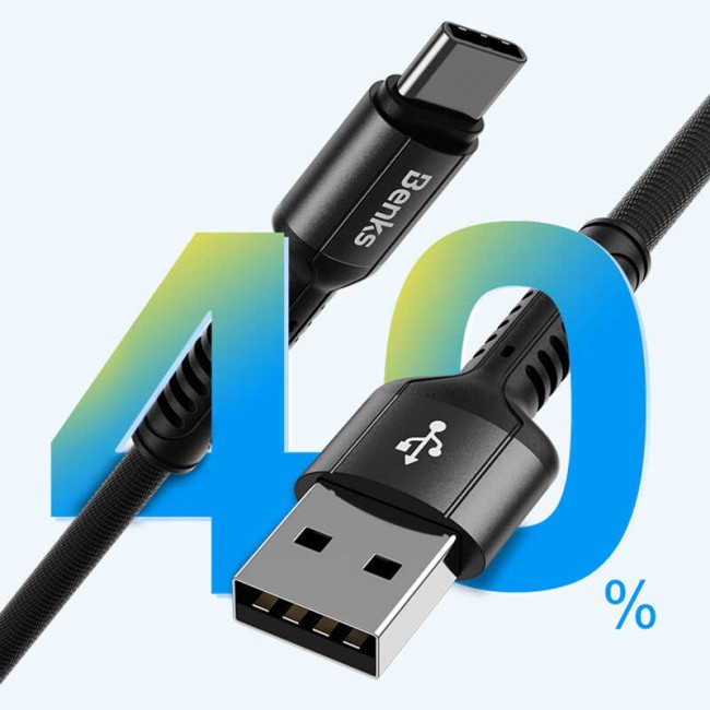 Benks D38 Type-C Usb Kablo Benks D38 Type-C Usb Kablo