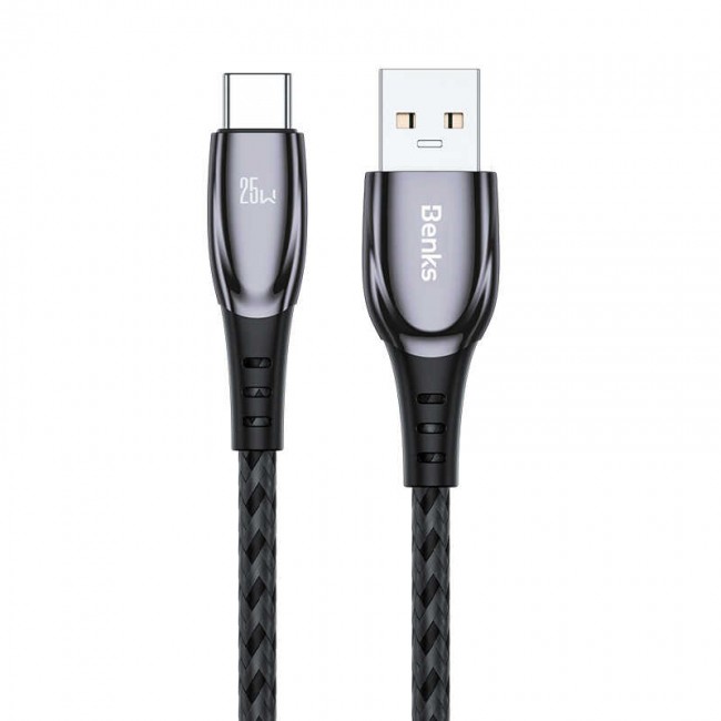 Benks D40 25W Type-C Usb Kablo 2M Benks D40 25W Type-C Usb Kablo 2M