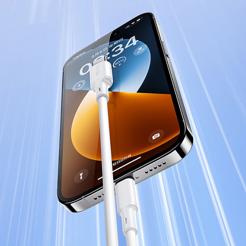 Bal-z Benks D45 USB-A to Lightning Hızlı Şarj ve Data Kablo 1.2 Metre