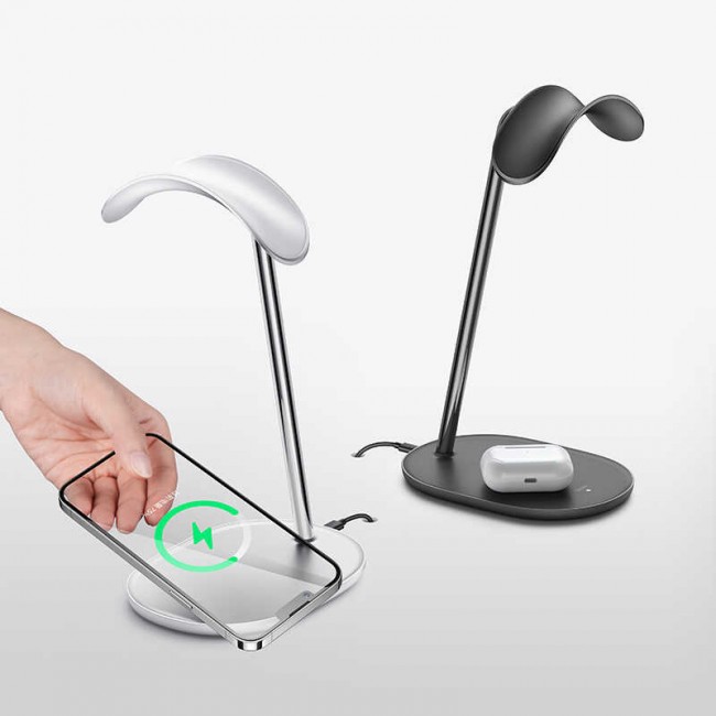 Benks L40 Pro Holder Wireless Şarjlı Kulaklık Standı Benks L40 Pro Holder Wireless Şarjlı Kulaklık Standı