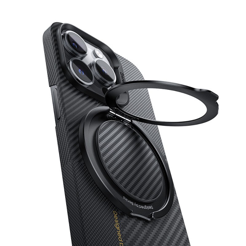 Bal-z Benks Magnetik Özellikli 360 Derece Dönebilen Aurora Green Kevlar Tasarımlı Parmak Ring Stand