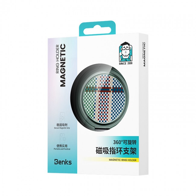 Benks Magnetik Özellikli 360 Derece Dönebilen Passion Green 600D Kevlar Tasarımlı Parmak Ring Stand Benks Magnetik Özellikli 360 Derece Dönebilen Passion Green 600D Kevlar Tasarımlı Parmak Ring Stand