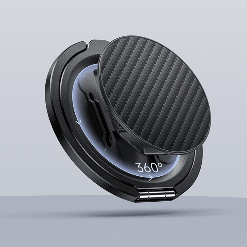 Bal-z Benks Magnetik Özellikli 360 Derece Dönebilen Karbon Fiber Tasarımlı 600D Parmak Ring Stand