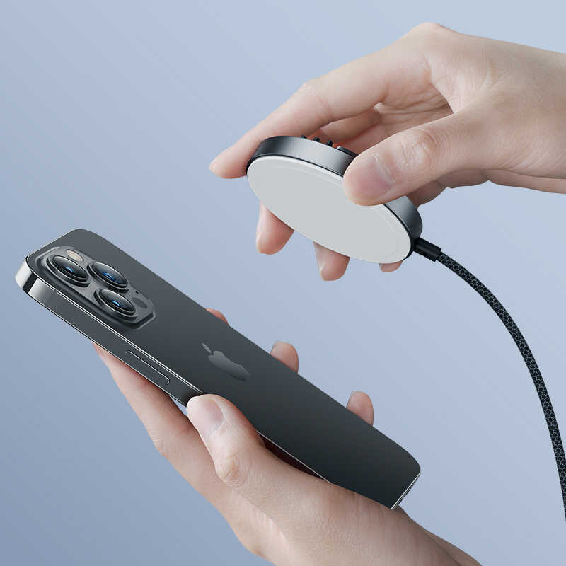 Bal-z Benks MFM01 MFI Sertifikalı Standlı 15W Hızlı Şarj Özellikli M-safe PD Wireless Şarj Aleti