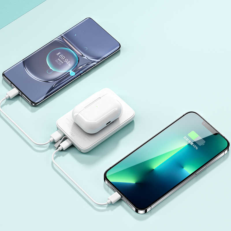 Bal-z Benks MP06 15W M-safe Magnetik Slim Powerbank 10000 Mah iPhone 12-13-14 Serisi