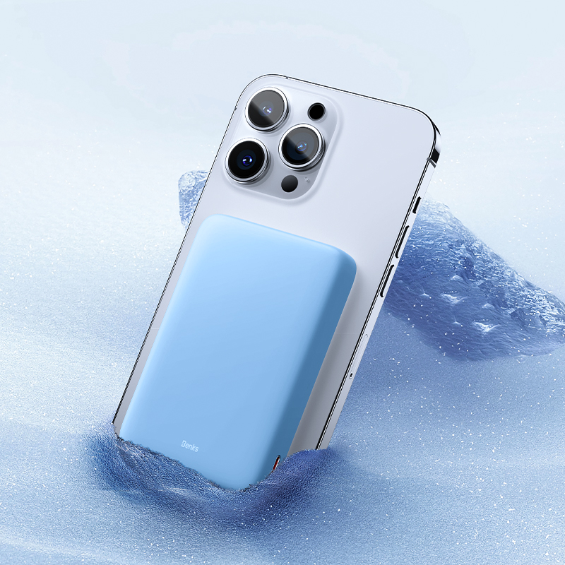 Bal-z Benks MP07 M-safe Magnetik İnce Tasarımlı Powerbank 10000mAh iPhone 12-13-14 Serisi