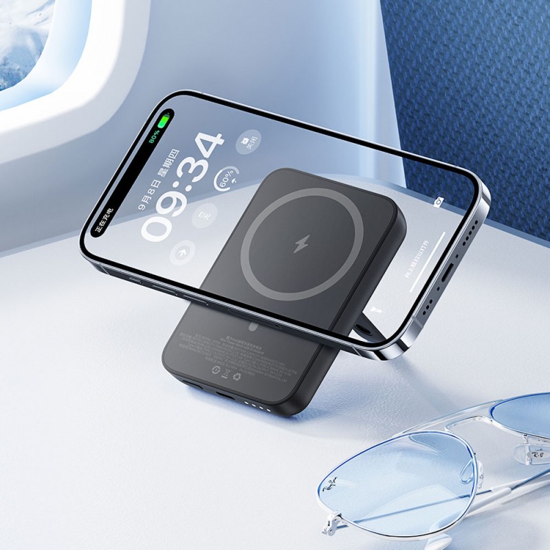 Bal-z Benks MP09 M-safe Magnetik Standlı İnce Tasarımlı Powerbank 6000mAh