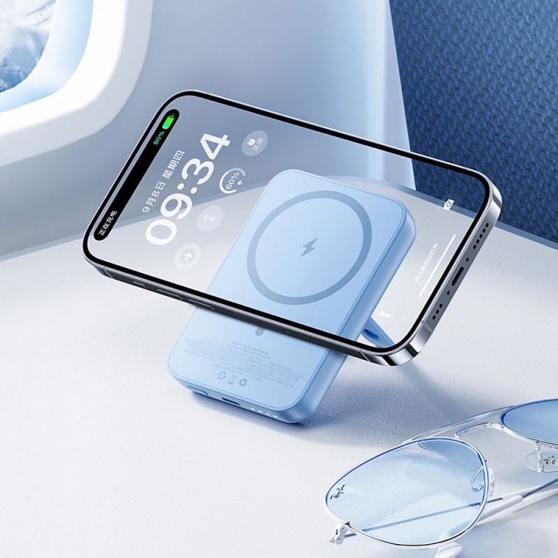 Bal-z Benks MP09 M-safe Magnetik Standlı İnce Tasarımlı Powerbank 6000mAh