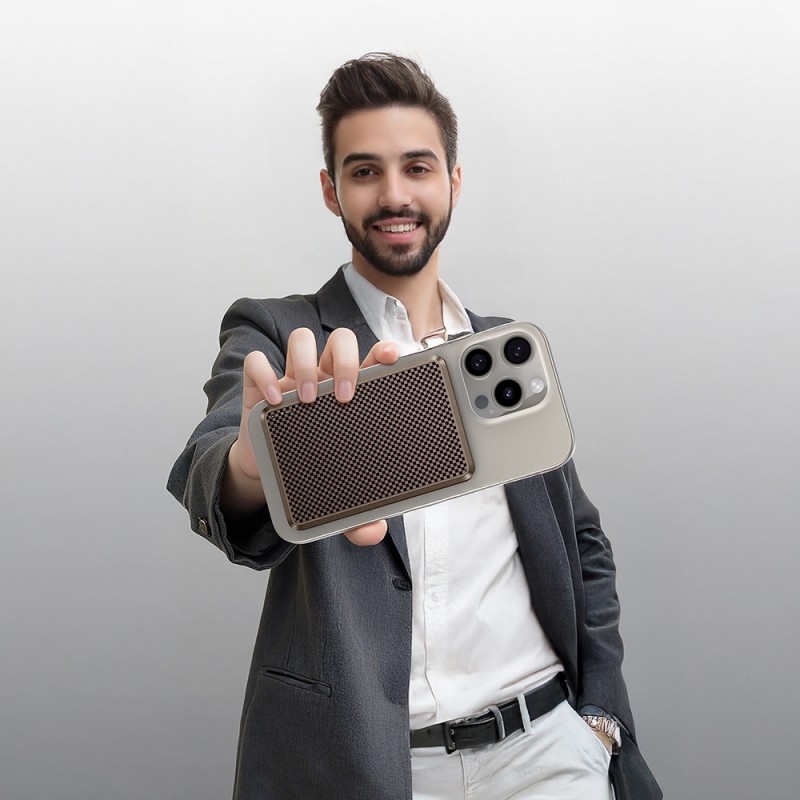 Bal-z Benks MP15 ArmorGo M-safe Şarj Özellikli Ultra İnce ArmorTint Serisi Aramid Fiber Powerbank 15W 5000mAh