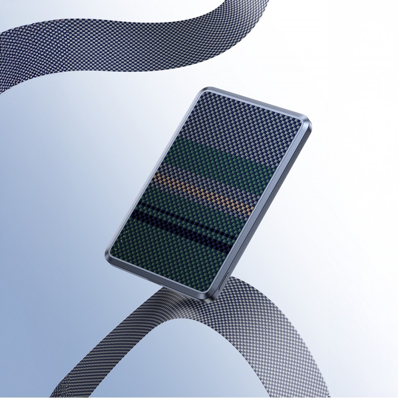 Bal-z Benks MP15 ArmorGo M-safe Şarj Özellikli Ultra İnce Aurora Serisi Aramid Fiber Powerbank 15W 5000mAh