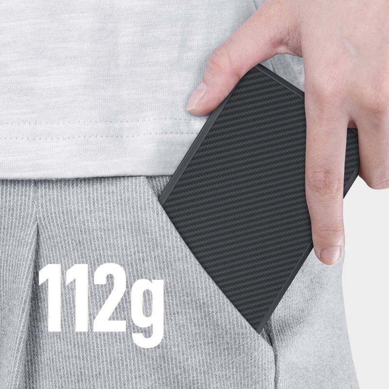 Bal-z Benks MP15 ArmorGo M-safe Şarj Özellikli Ultra İnce 600D Aramid Fiber Powerbank 15W 5000mAh