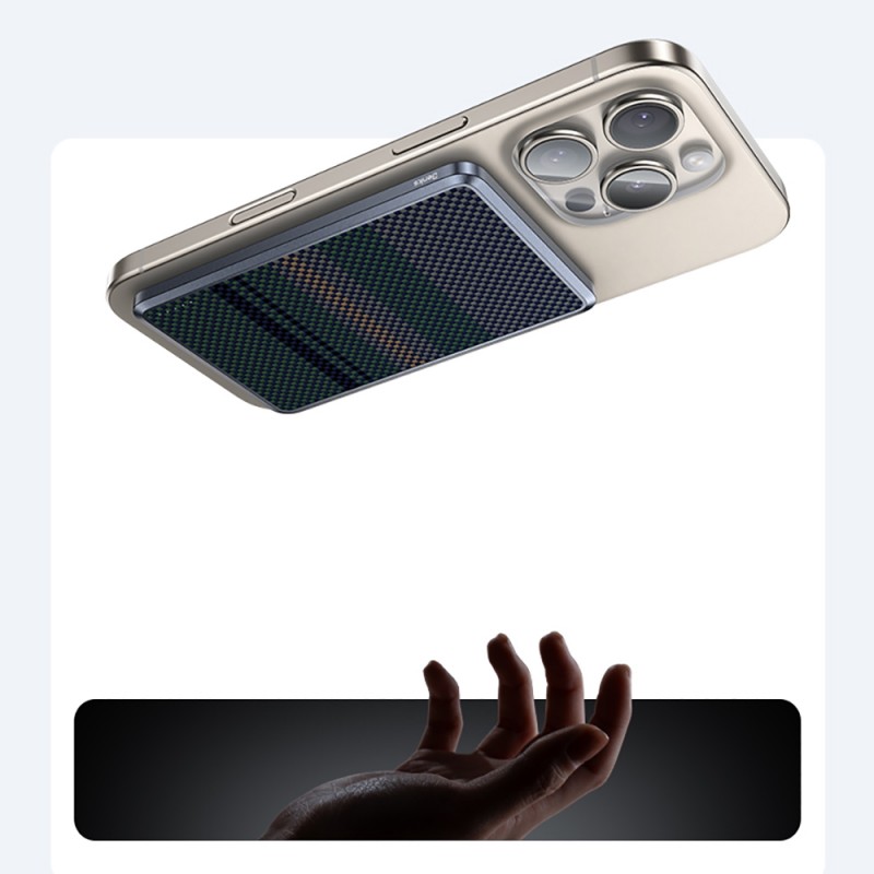 Bal-z Benks MP16 ArmorGo M-safe Şarj Özellikli Ultra İnce Aurora Serisi Aramid Fiber Powerbank 15W 10000mAh