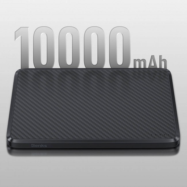Benks MP16 ArmorGo Magsafe Şarj Özellikli 600D Aramid Fiber Powerbank 15W 10000mAh Benks MP16 ArmorGo Magsafe Şarj Özellikli 600D Aramid Fiber Powerbank 15W 10000mAh