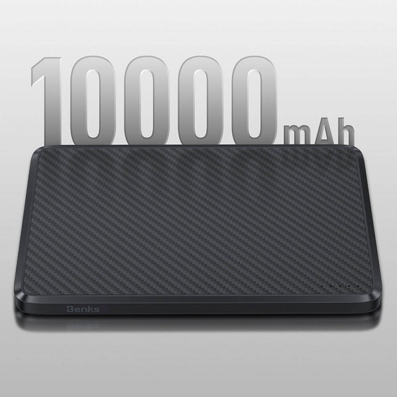 Bal-z Benks MP16 ArmorGo M-safe Şarj Özellikli 600D Aramid Fiber Powerbank 15W 10000mAh