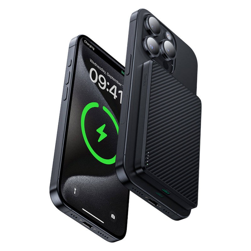 Bal-z Benks MP16 ArmorGo M-safe Şarj Özellikli 600D Aramid Fiber Powerbank 15W 10000mAh