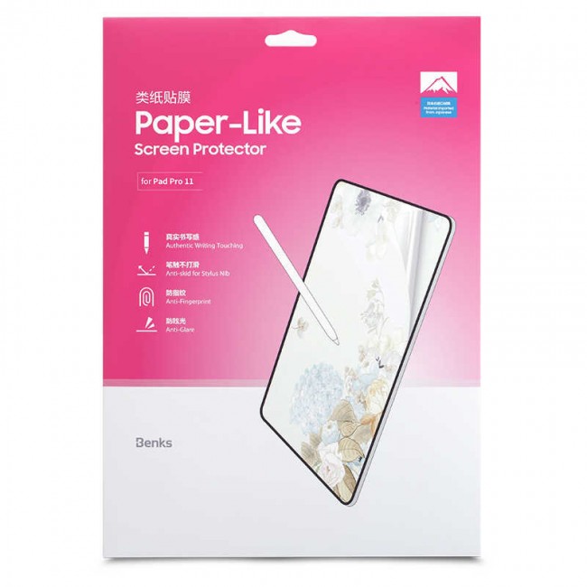 Benks Apple iPad Pro 11 Paper-Like Ekran Koruyucu Benks Apple iPad Pro 11 Paper-Like Ekran Koruyucu
