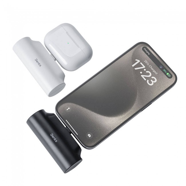 Benks PB15 Taşınabilir Standlı Lightning Portlu Powerbank 5000mAh Benks PB15 Taşınabilir Standlı Lightning Portlu Powerbank 5000mAh