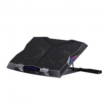 Benks SR08 11 Fanlı RGB Led Işıklı Soğutucu Laptop Standı Benks SR08 11 Fanlı RGB Led Işıklı Soğutucu Laptop Standı