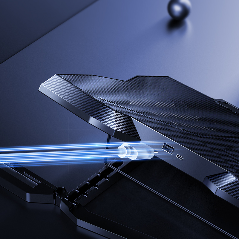 Bal-z Benks SR08 11 Fanlı RGB Led Işıklı Soğutucu Laptop Standı