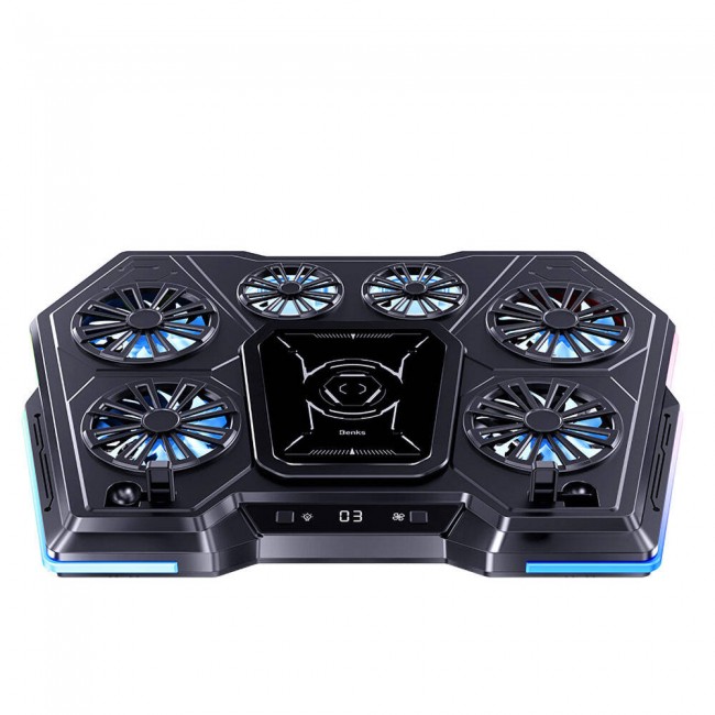 Benks SR09 LCD Gösterge Ekranlı Ayarlanabilir Fan ve Yükseklik Özellikli Laptop ve Notebook Standı Benks SR09 LCD Gösterge Ekranlı Ayarlanabilir Fan ve Yükseklik Özellikli Laptop ve Notebook Standı