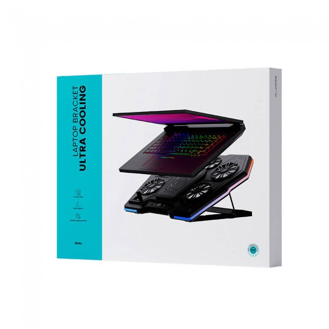 Benks SR09 LCD Gösterge Ekranlı Ayarlanabilir Fan ve Yükseklik Özellikli Laptop ve Notebook Standı Benks SR09 LCD Gösterge Ekranlı Ayarlanabilir Fan ve Yükseklik Özellikli Laptop ve Notebook Standı