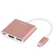 Benks U19 Type-C to 3 in 1 Adaptör (Usb 3.0+HDMI+Type-c) Benks U19 Type-C to 3 in 1 Adaptör (Usb 3.0+HDMI+Type-c)
