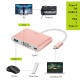 Benks U20 Type-C to 3 in 1 Adaptör (Usb 3.0+VGA+Type-C) Benks U20 Type-C to 3 in 1 Adaptör (Usb 3.0+VGA+Type-C)