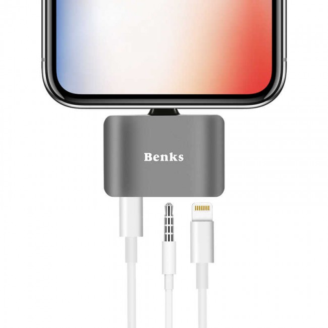 Benks U32 Lightning 3 in 1 Audio Adaptör Benks U32 Lightning 3 in 1 Audio Adaptör