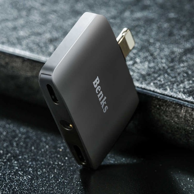 Benks U32 Lightning 3 in 1 Audio Adaptör Benks U32 Lightning 3 in 1 Audio Adaptör