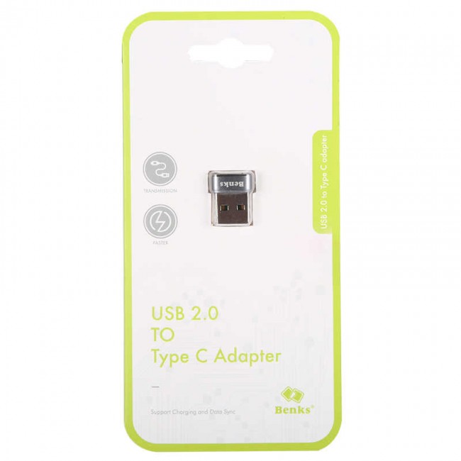Benks U33 Usb 2.0 To Type-C Adaptör Benks U33 Usb 2.0 To Type-C Adaptör