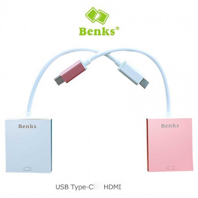 Benks Usb 3.1 Type-C to HDMI Adaptör Benks Usb 3.1 Type-C to HDMI Adaptör