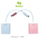 Benks Usb 3.1 Type-C to HDMI Adaptör Benks Usb 3.1 Type-C to HDMI Adaptör