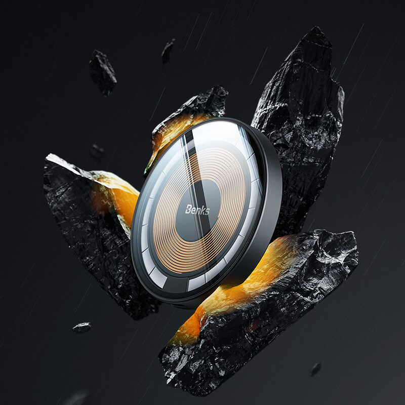 Bal-z Benks W09 Şeffaf Görünümlü M-safe Wireless Şarj Aleti