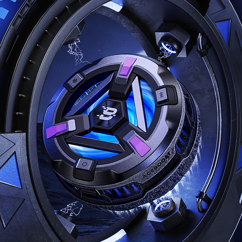 Bal-z Benks W10 15W Wireless Şarj Özellikli Telefon Soğutucu Fan