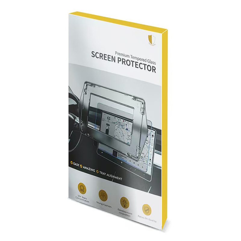 Bal-z BYD 15.6 inç Araç Multimedya Ekran Koruyucu Uygulama Aparatlı  Premium Temperli Cam Ekran Koruyucu